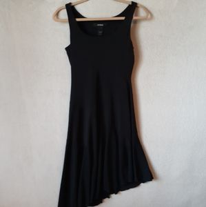Express Black Asymmetrical Dress